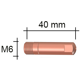 IMG-Dyse 0,8mm M6x6x25 mm CZ