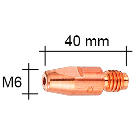 IMG-Binzel Kontaktdyse ZR 0,8 mm 40