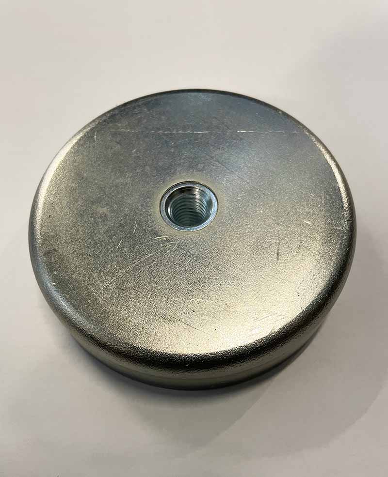 IMG-Magnet Ø 80 mm m/10 mm gevind